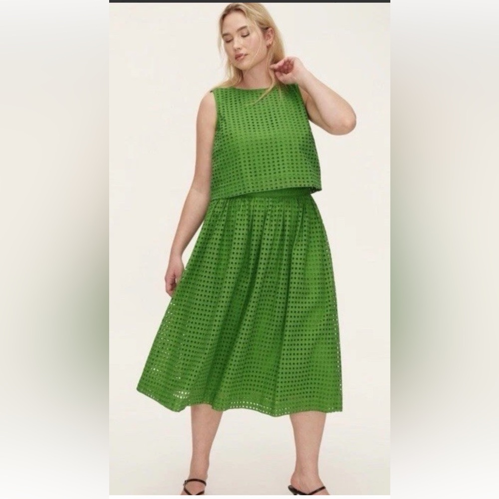 NWT Kate Spade Limited Edition Eyelet Skirt Size L